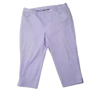 Jones New York Lavender Plus Pastel Jeans Size 22W